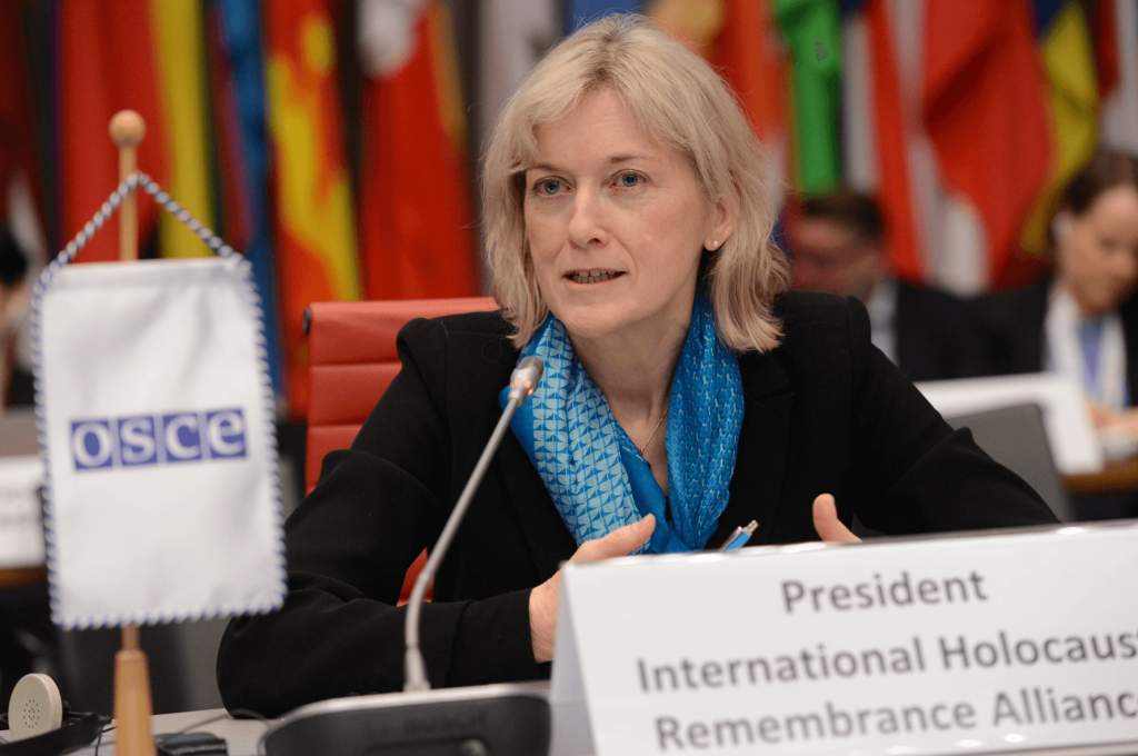 IHRA Chair Ambassador Ann Bernes speaking at the OSCE Permanent Council for International Holocaust Remembrance Day