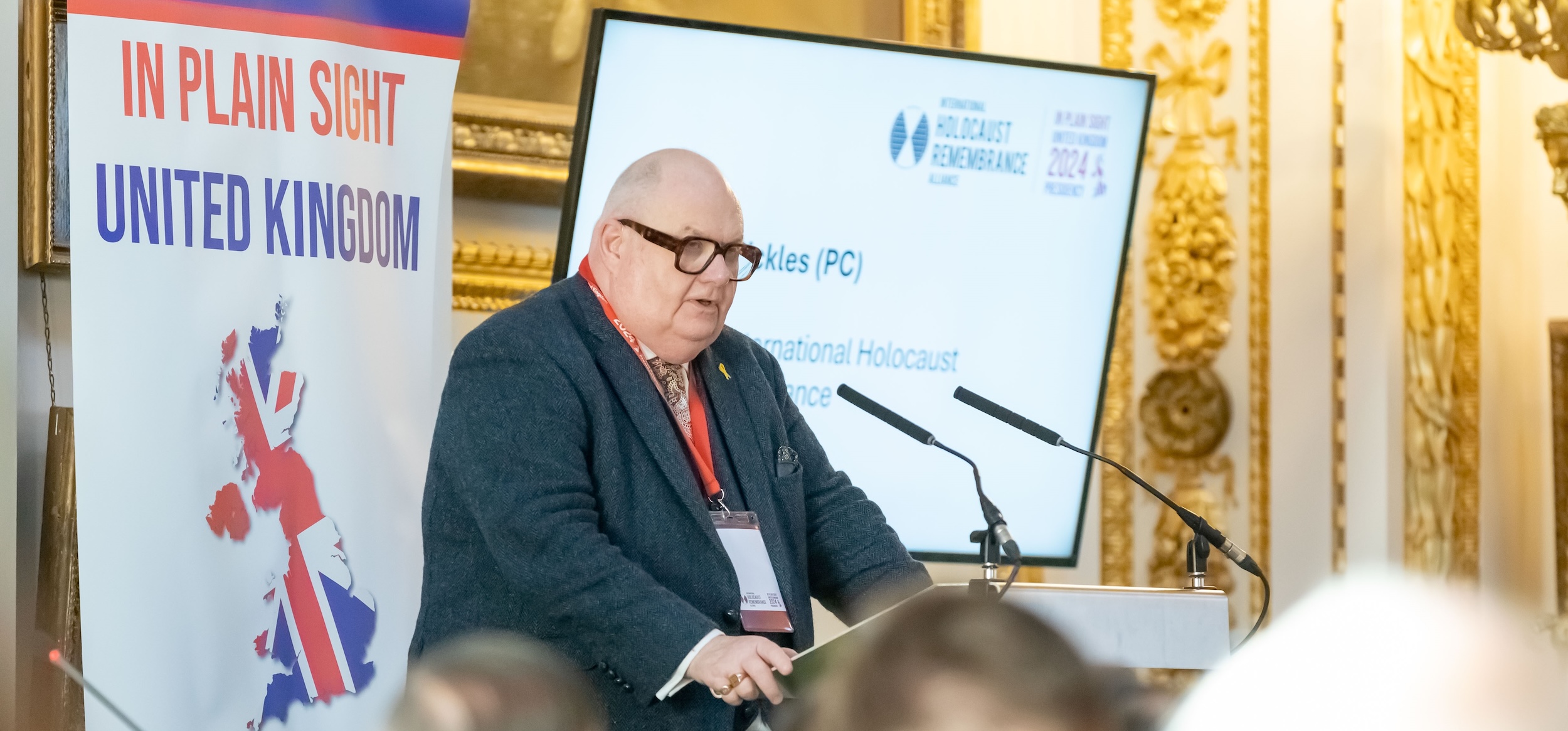 Lord Eric Pickles, IHRA Chair, UK Presidency, addressing the conference