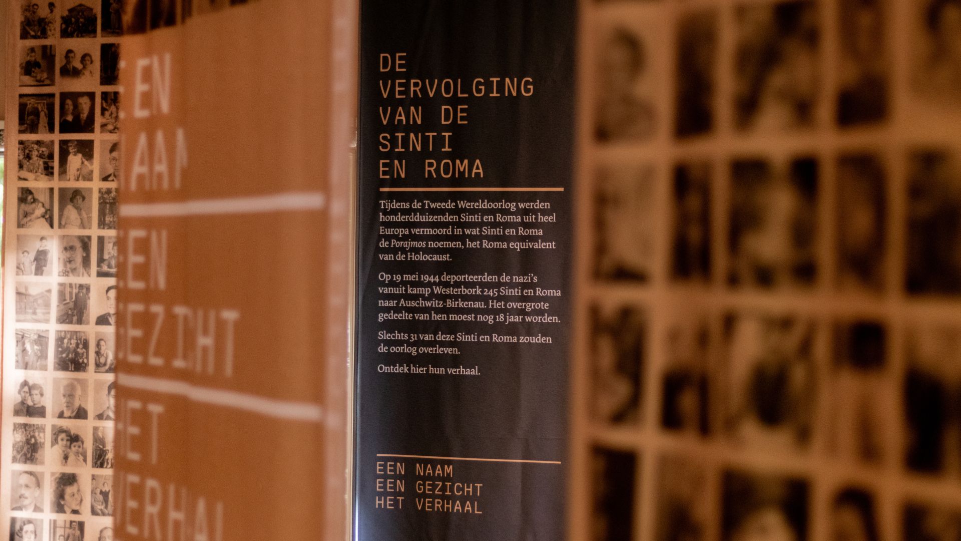 From Bas Kortholt, Camp Westerbork.. Exhibition on the Genocide of the Roma