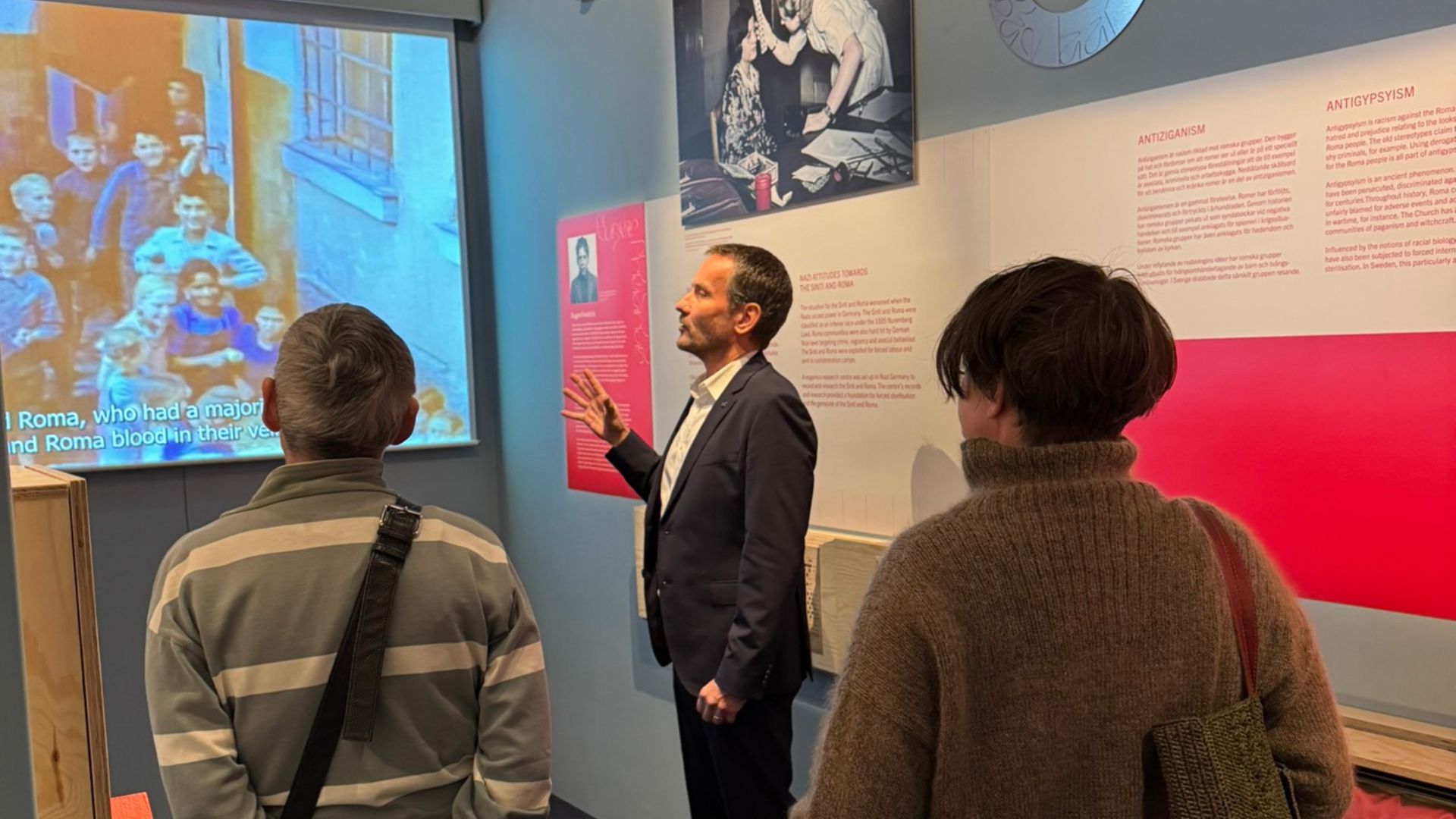 From Dan Hultqvist, Swedish Holocaust Museum. Exhibition on the Genocide of the Roma